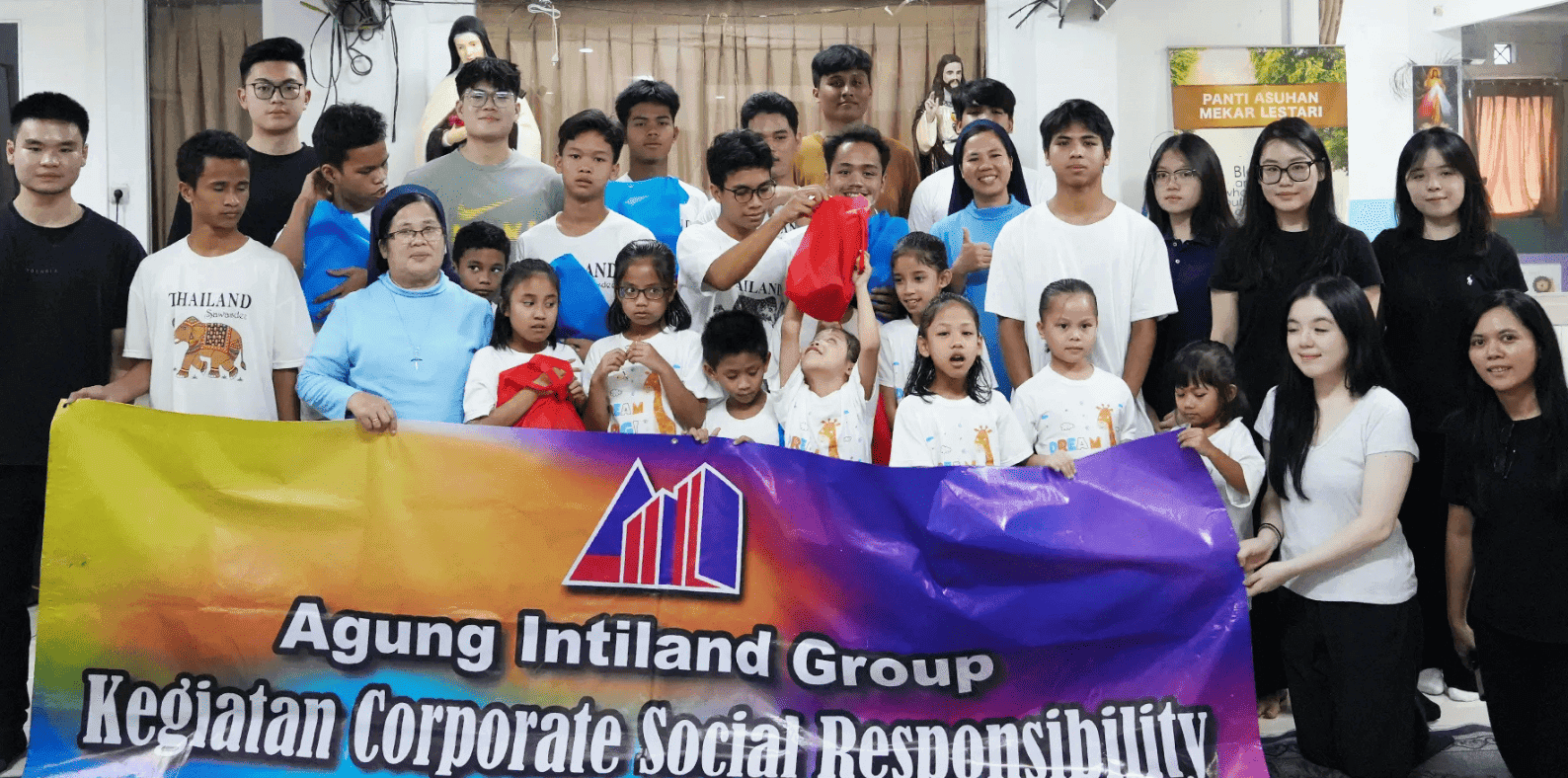 PT Agung Intiland Gelar CSR di Panti Asuhan Mekar Lestari, Wujud Komitmen Sosial Perusahaan
